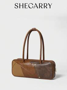 SHEIN PREORDER Shein   SHECARRY Women Sholuder Bags Patina Pu