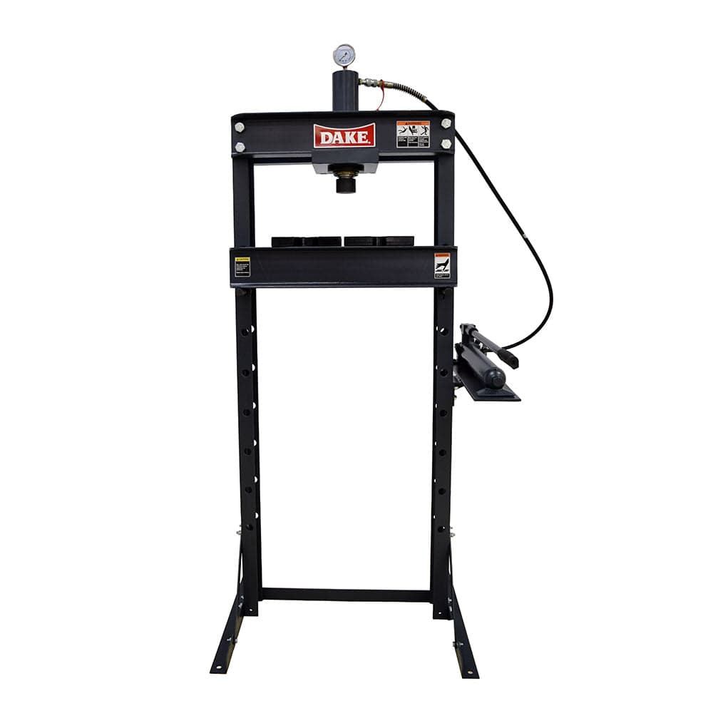 DAKE Floor 10 Ton Manual H Frame Press