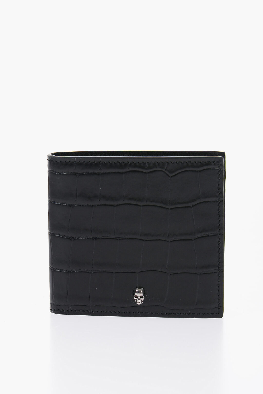 2613 Alexander Mcqueen Leather Wallet With Logo