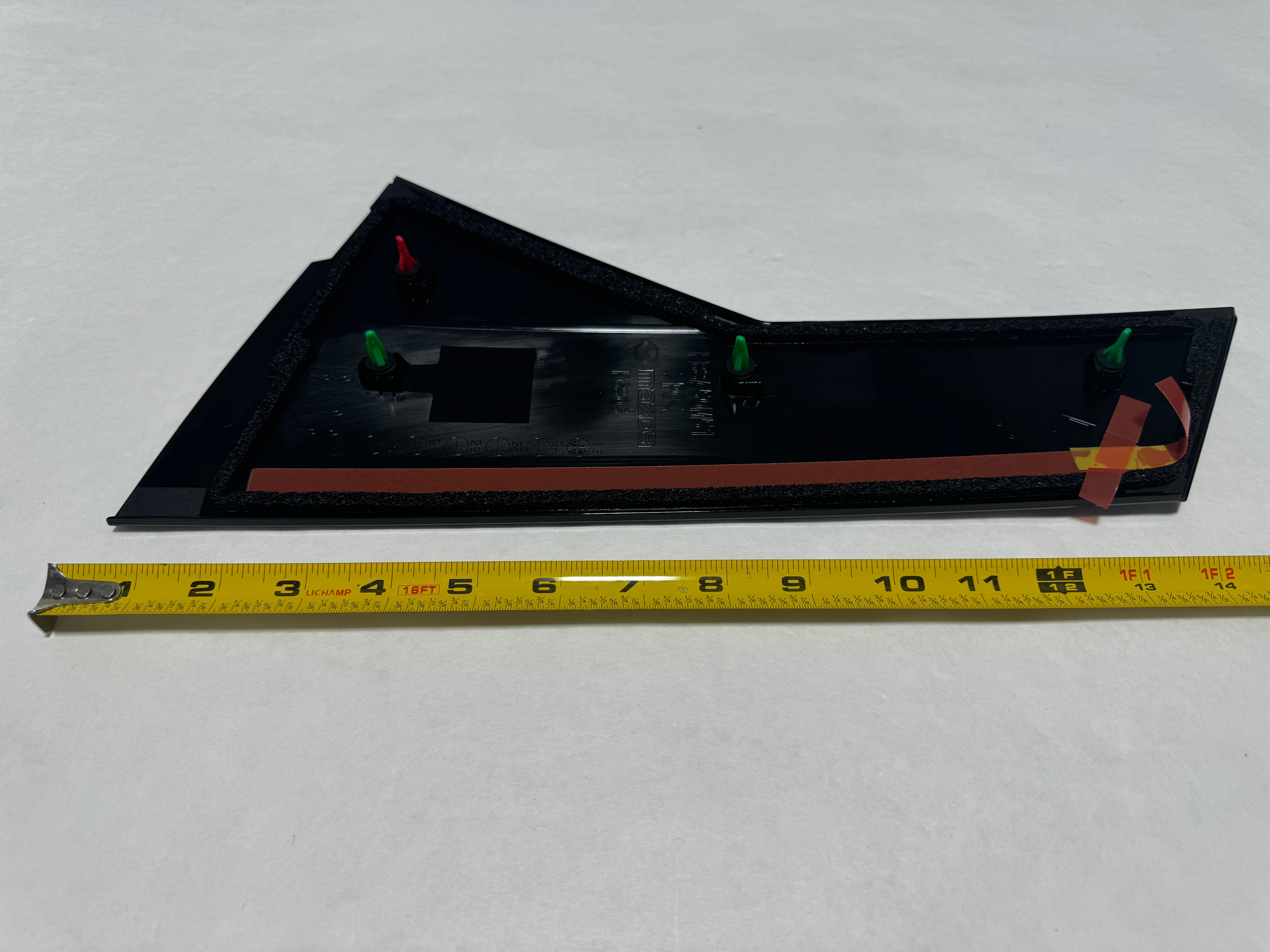 2017 2024 Mazda CX 5 Passenger Rear Door Garnish Pillar Trim Piano Black OEM