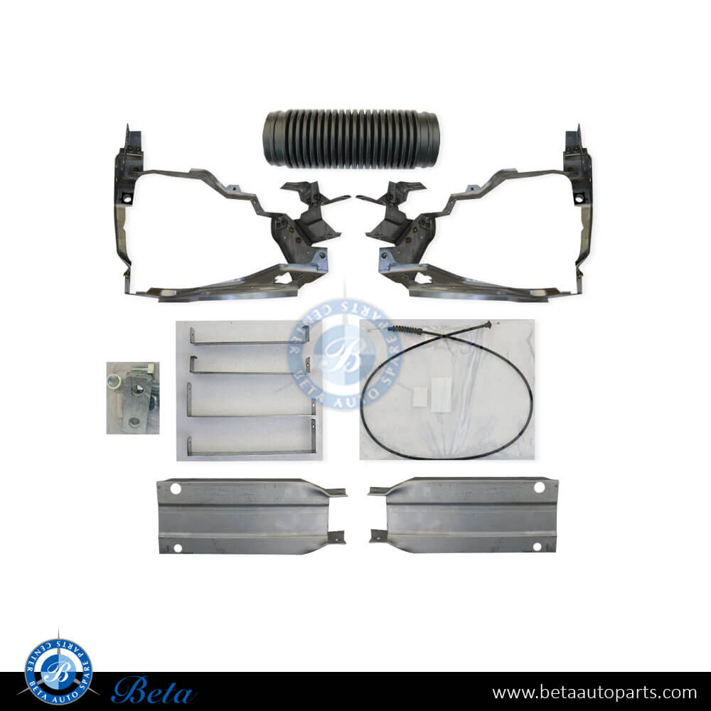 BETAAUTOPARTS Mercedes C Class W204 (2011 2014), Headlamp Frames AMG C63, Taiwan, 2046202191 / 2046202291