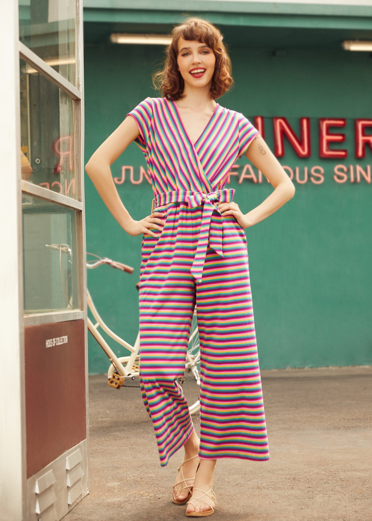 BTC The Twist & Stripe Jumpsuit