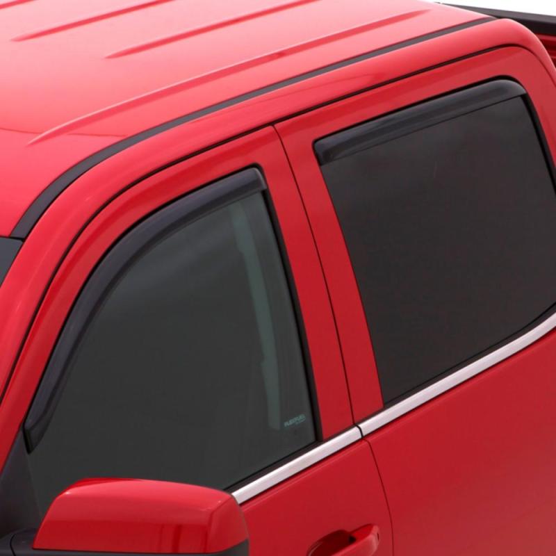 AVS 14 18 Toyota Corolla Ventvisor In Channel Front & Rear Window Deflectors 4pc   Smoke