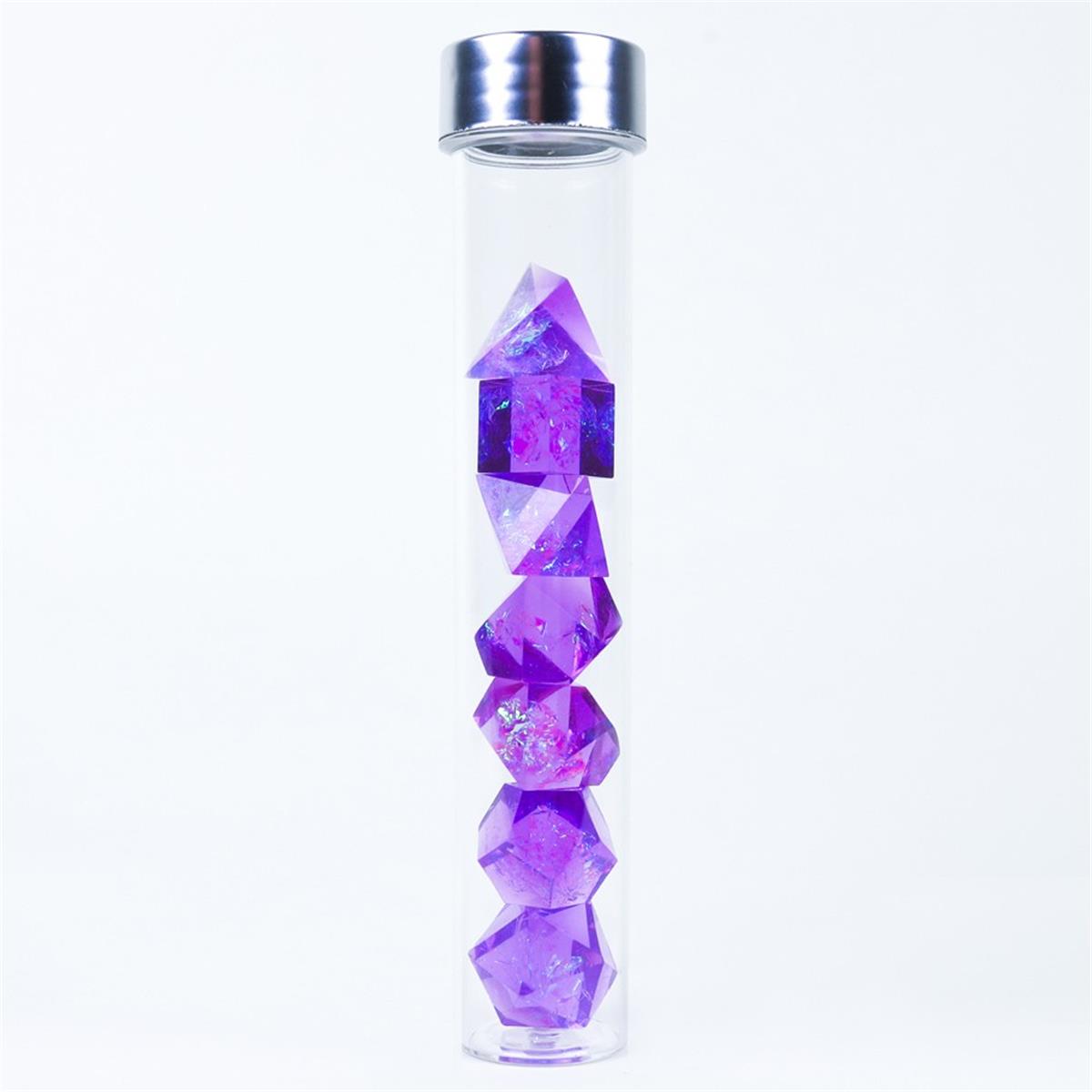 2297 Sirius Dice Cloak & Dagger Dice Purple Set of 7