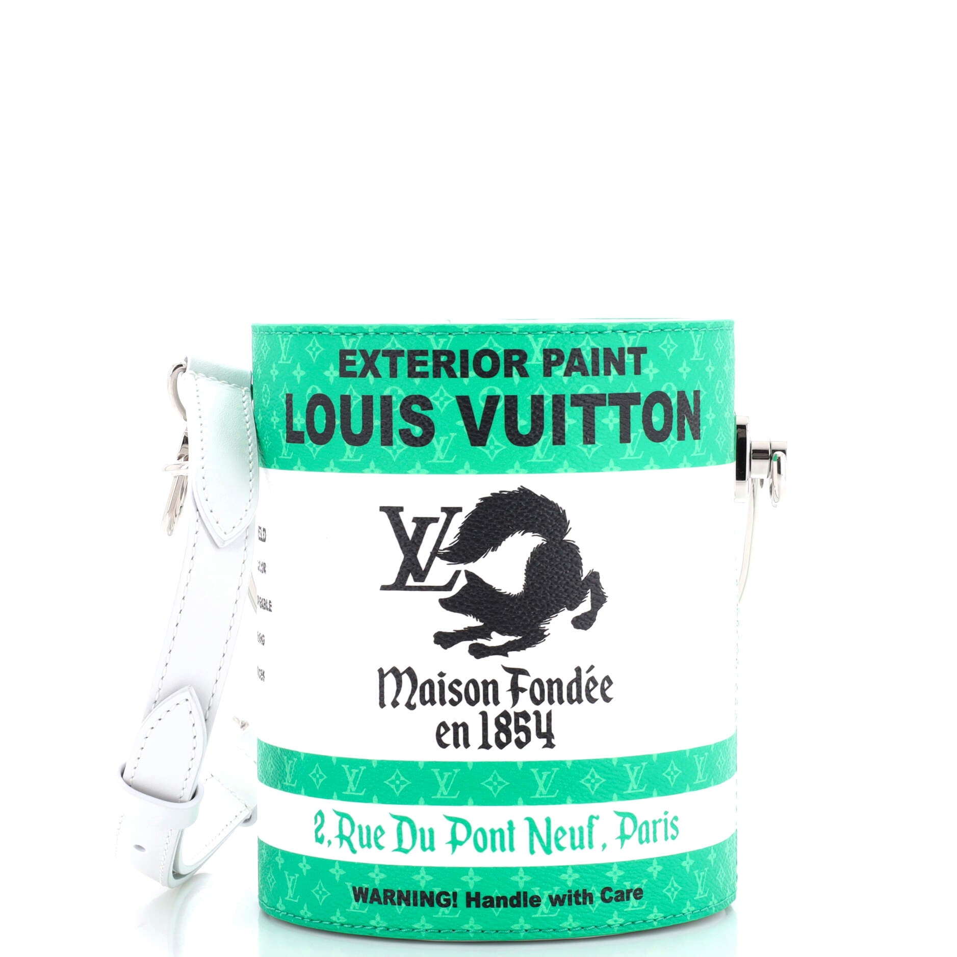 2860 LV Paint Can Bag Monogram Canvas and Leather