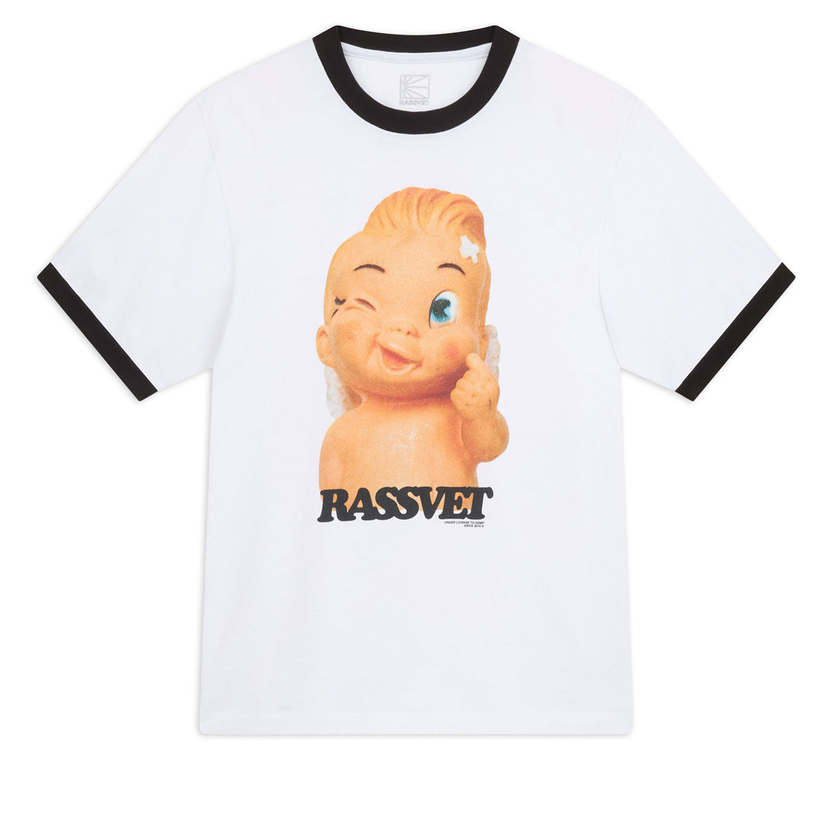 Rassvet Merci Ringer Knit T Shirt   White