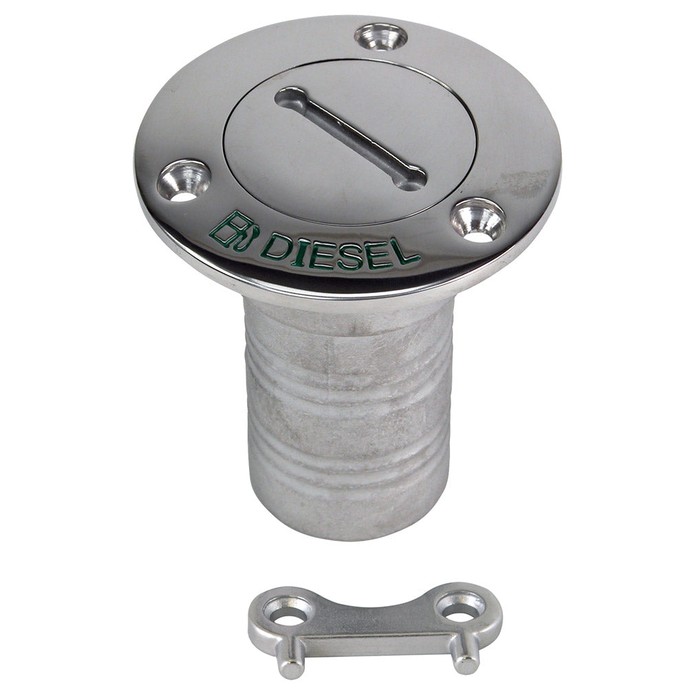 Whitecap Hose Deck Fill   2" Hose   Diesel [6395C]