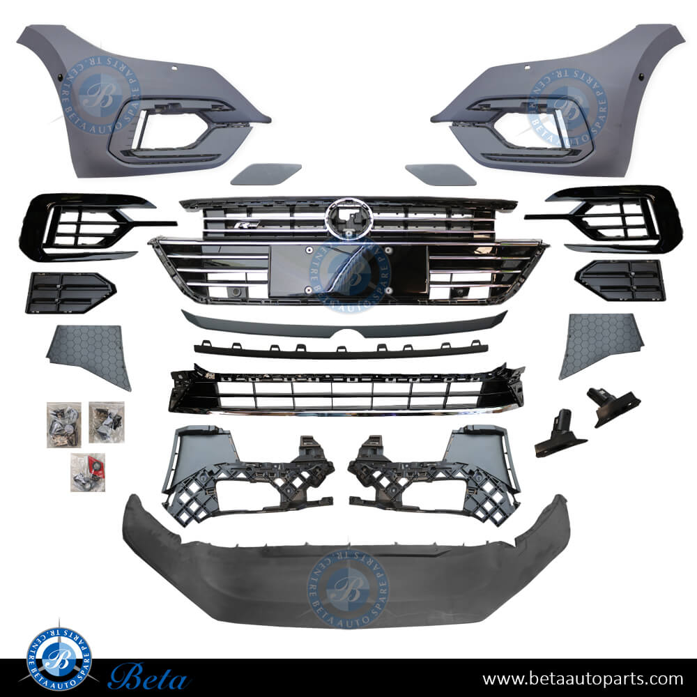 BETAAUTOPARTS Volkswagen Arteon R Line (2018 Up), Front Bumper , China, 3G8807013G / 3G8807014G