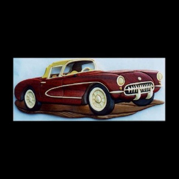 PS WOOD '56 Corvette Intarsia Pattern