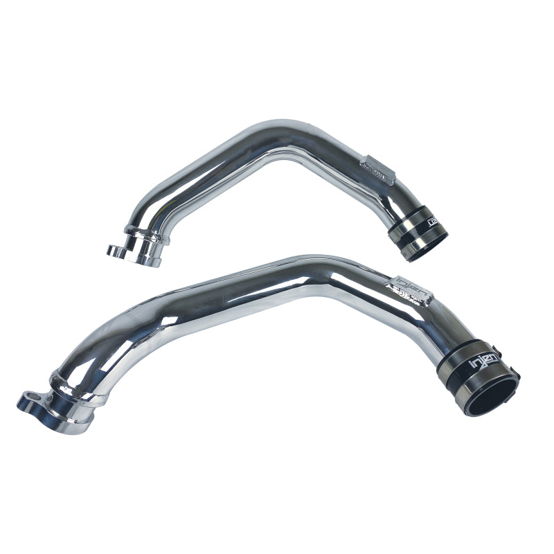 Injen 15 16 BMW M3 (F80) L6 Twin Turbo Polished Intercooler Charge Pipe w/ 1/8in Female NPT Bungs
