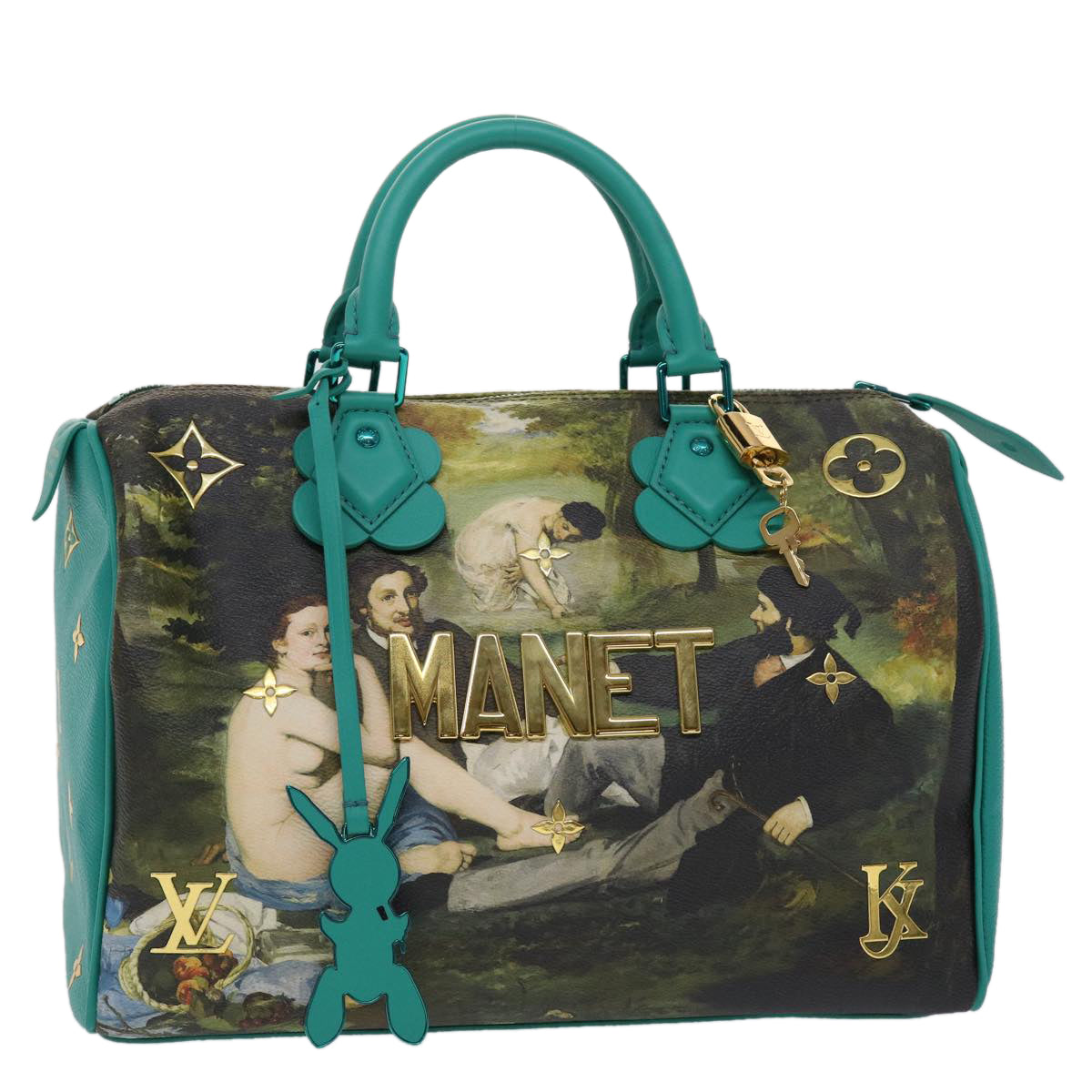 LOUIS VUITTON Masters Collection MANET Speedy 30 Hand Bag M43304 LV Auth 47433SM