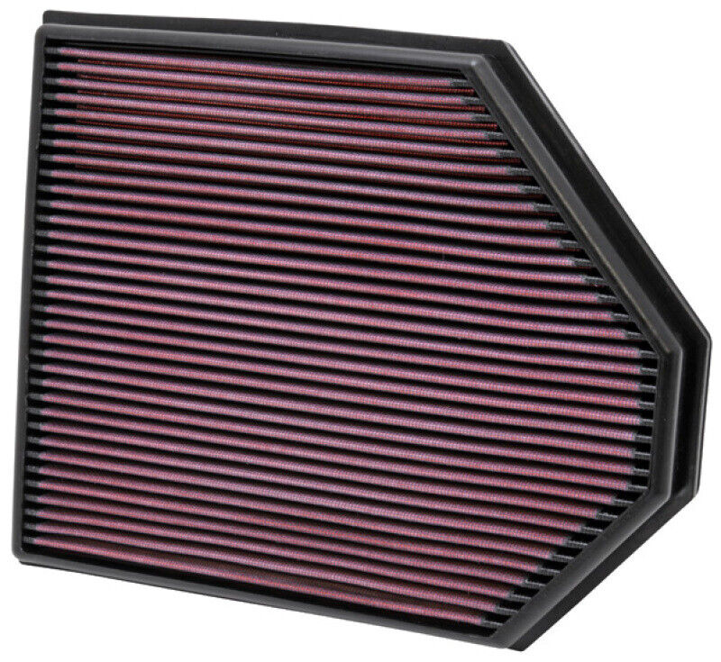 K&N ENGINEERING K&N 33 2465 Hi Flow Air Intake Filter for 2011 2017 BMW X3 X4 2.0L Turbo