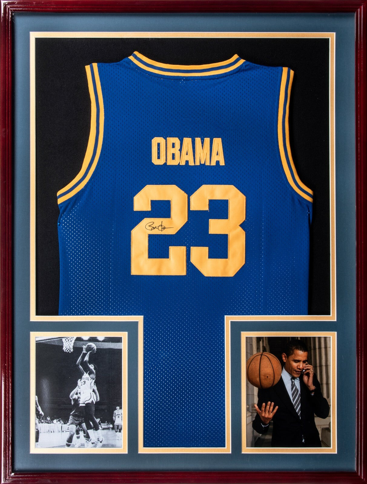 SHOWPIECES SPORTS President Barack Obama Signed Punahou High School Basketball Jersey Beckett COA