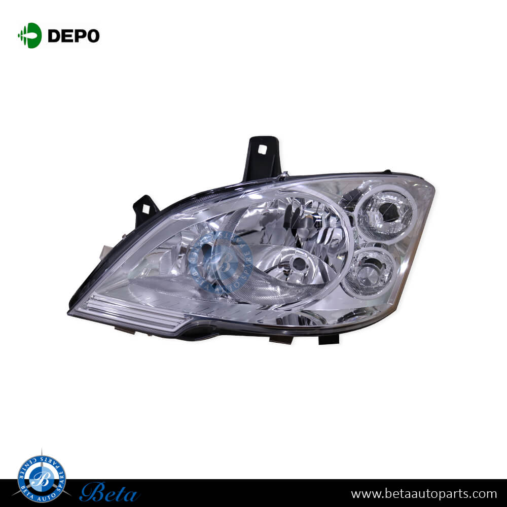 BETAAUTOPARTS Mercedes Vito W639 (2010 2013), Headlamp (Left), Depo, 6398201861