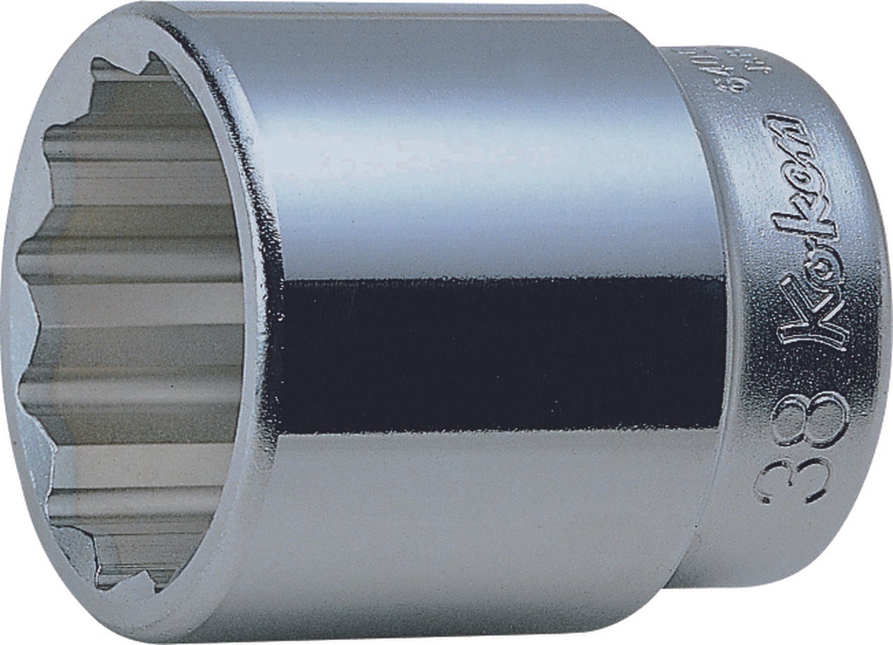 KO KEN USA 3/4 Sq. Dr. Socket  2.15/16 12 point Length 86mm