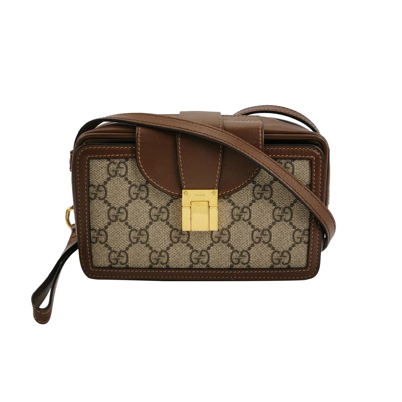 Preloved Gucci Mini GG Canvas Crossbody Bag 250417781152356
