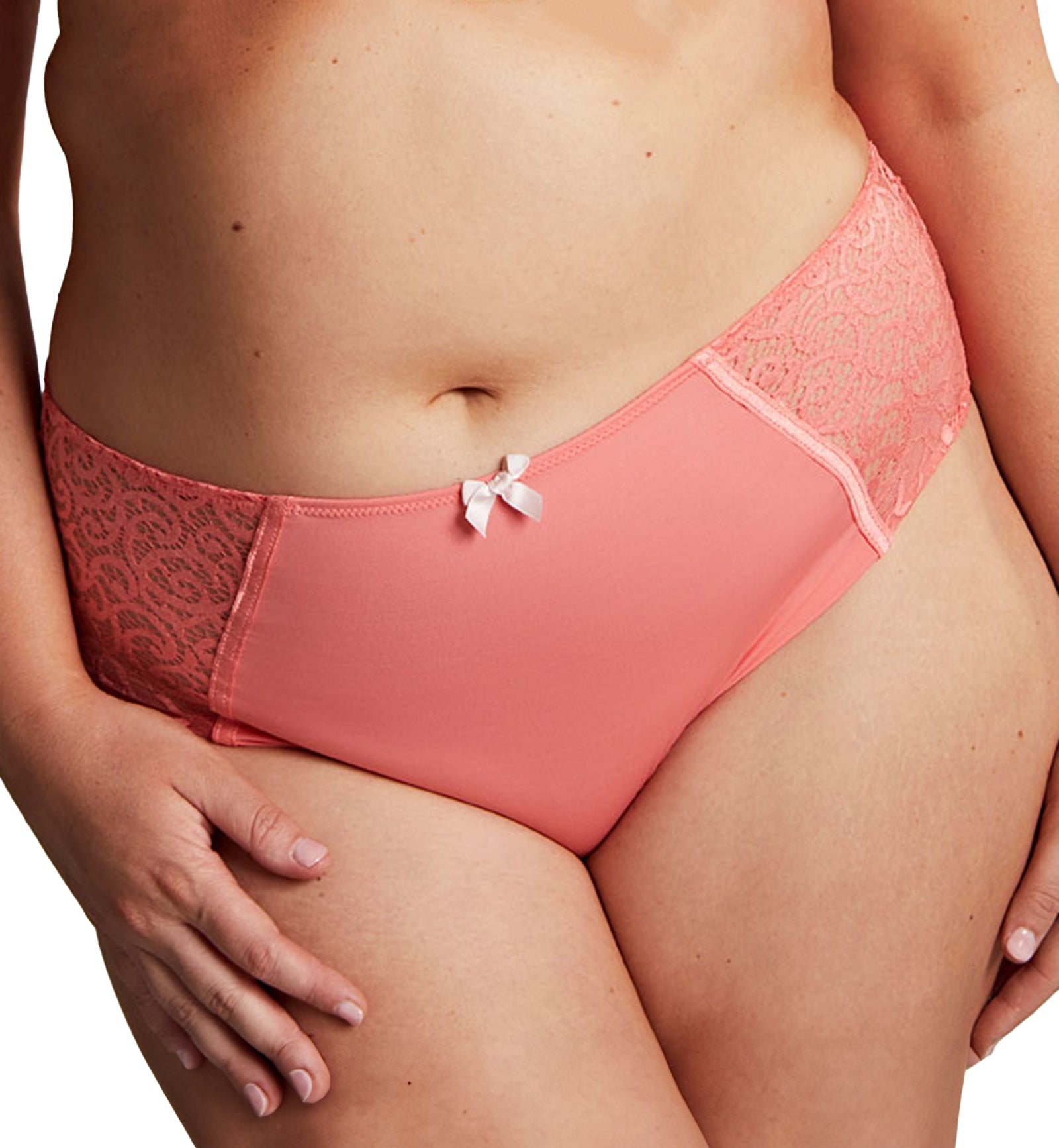 Sculptresse by Panache Estel Deep Brief (9682)   Coral