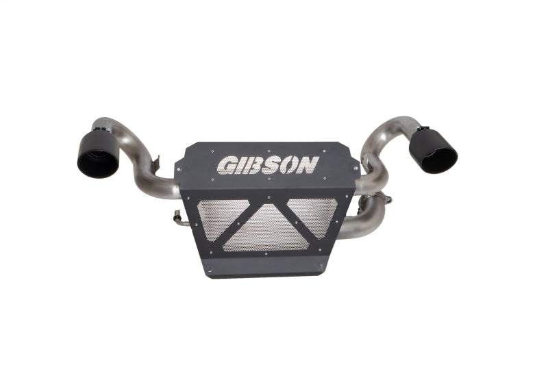 Gibson 20 23 Polaris RZP Pro XP 1000/Turbo R 2.25in Dual Exhaust   Black Ceramic