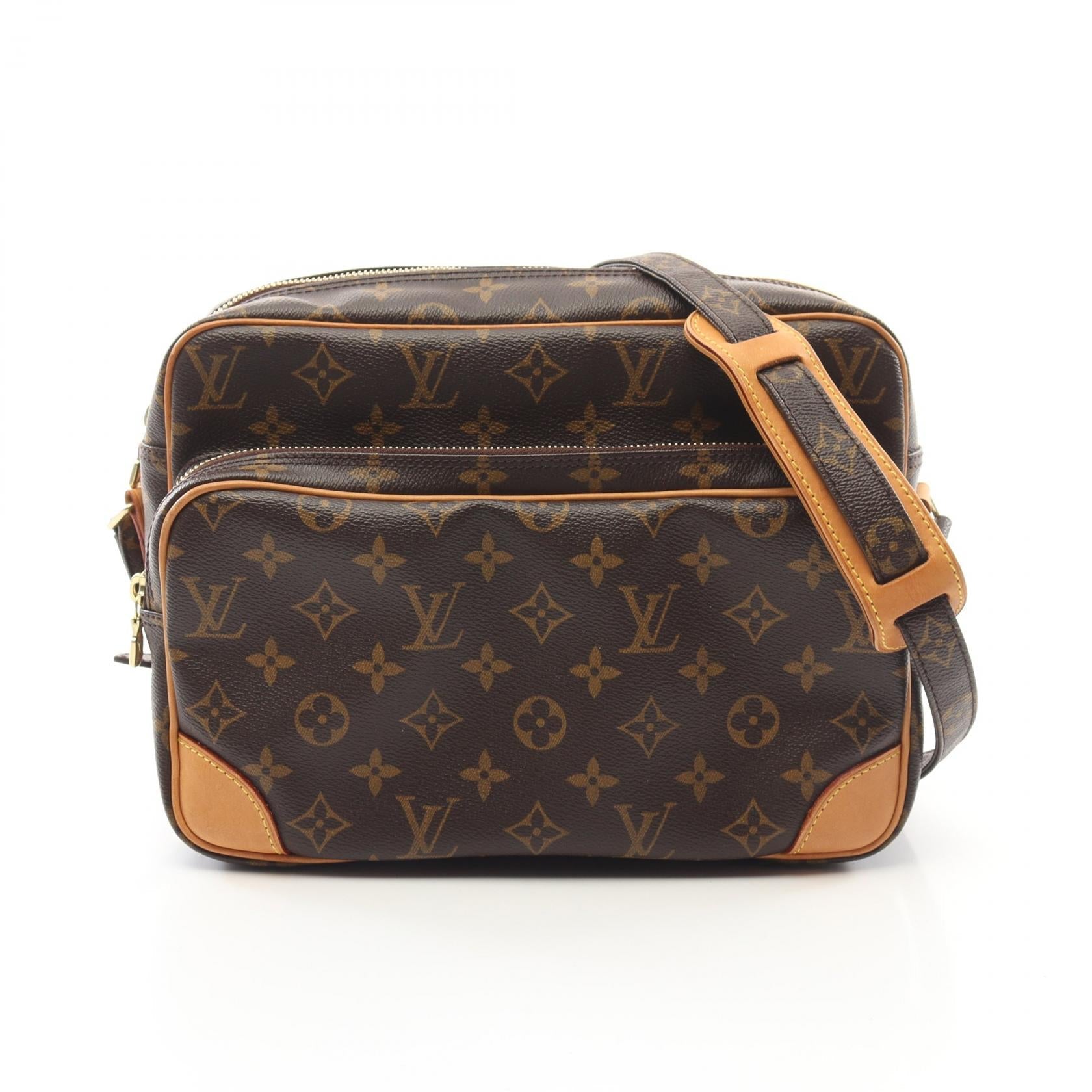 2604 Louis Vuitton Monogram PVC Leather Nile Shoulder Bag