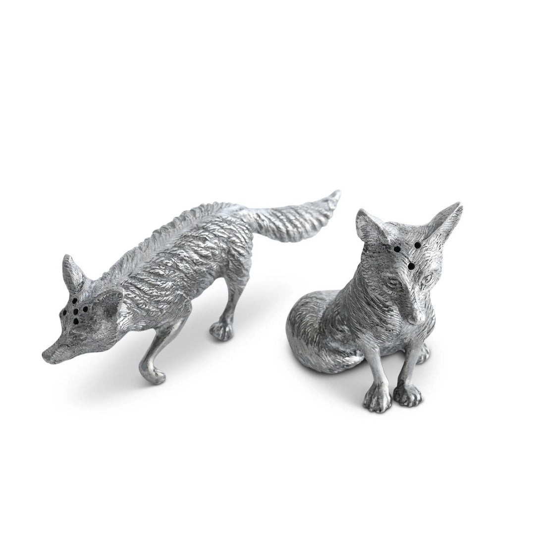 GUMP'S Foxes Salt & Pepper Shakers