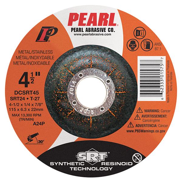 PEARL ABRASIVES DCSRT90H Depressed Center SRT Grinding Wheel (10 Pack)