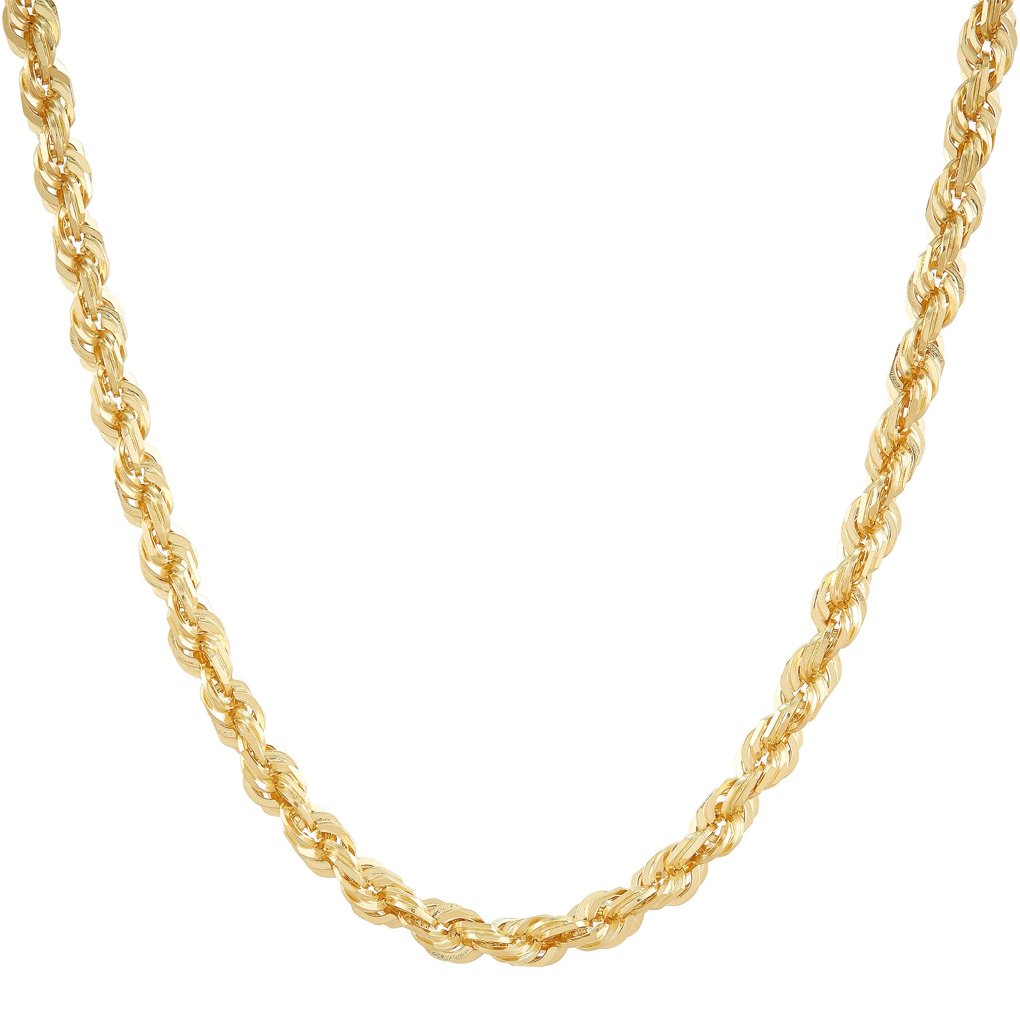 BRENT MILLER 14k Yellow Gold Core Glitter Rope Chain  023DGLL 20
