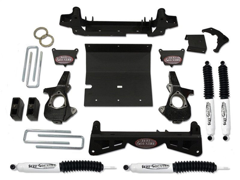 Tuff Country 01 06 Chevy Silverado 1500HD 4x4 4in Lift Kit (w/3pc Sub Frame No Shocks)
