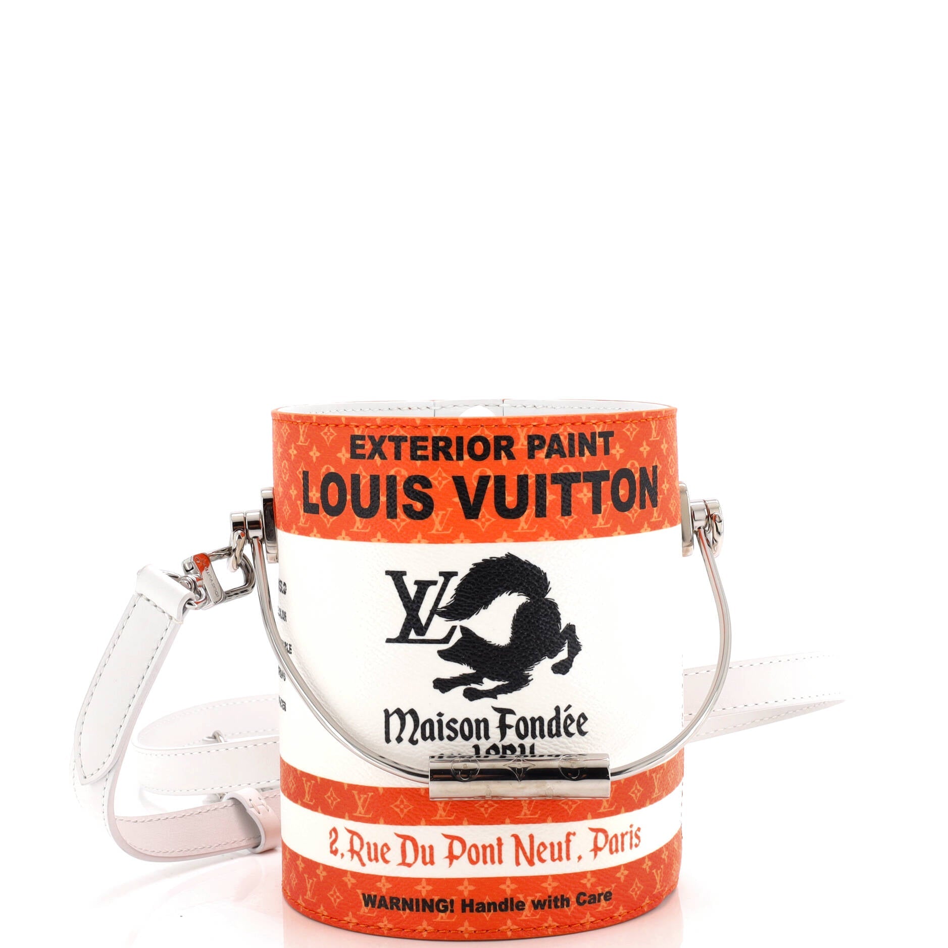 2860 LV Paint Can Bag Monogram Canvas and Leather