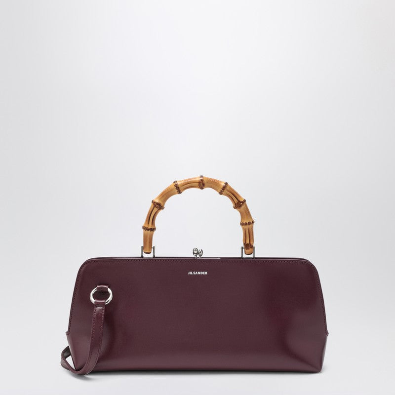 2275 Jil Sander Women's Small Goji Bamboo Bag In