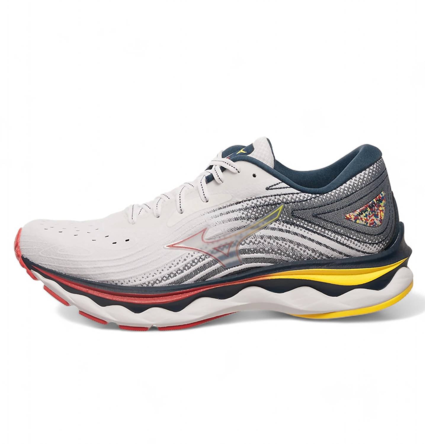 2244 Women's Wave Sky 6 Running Shoes   Medium Width In White hibiscus