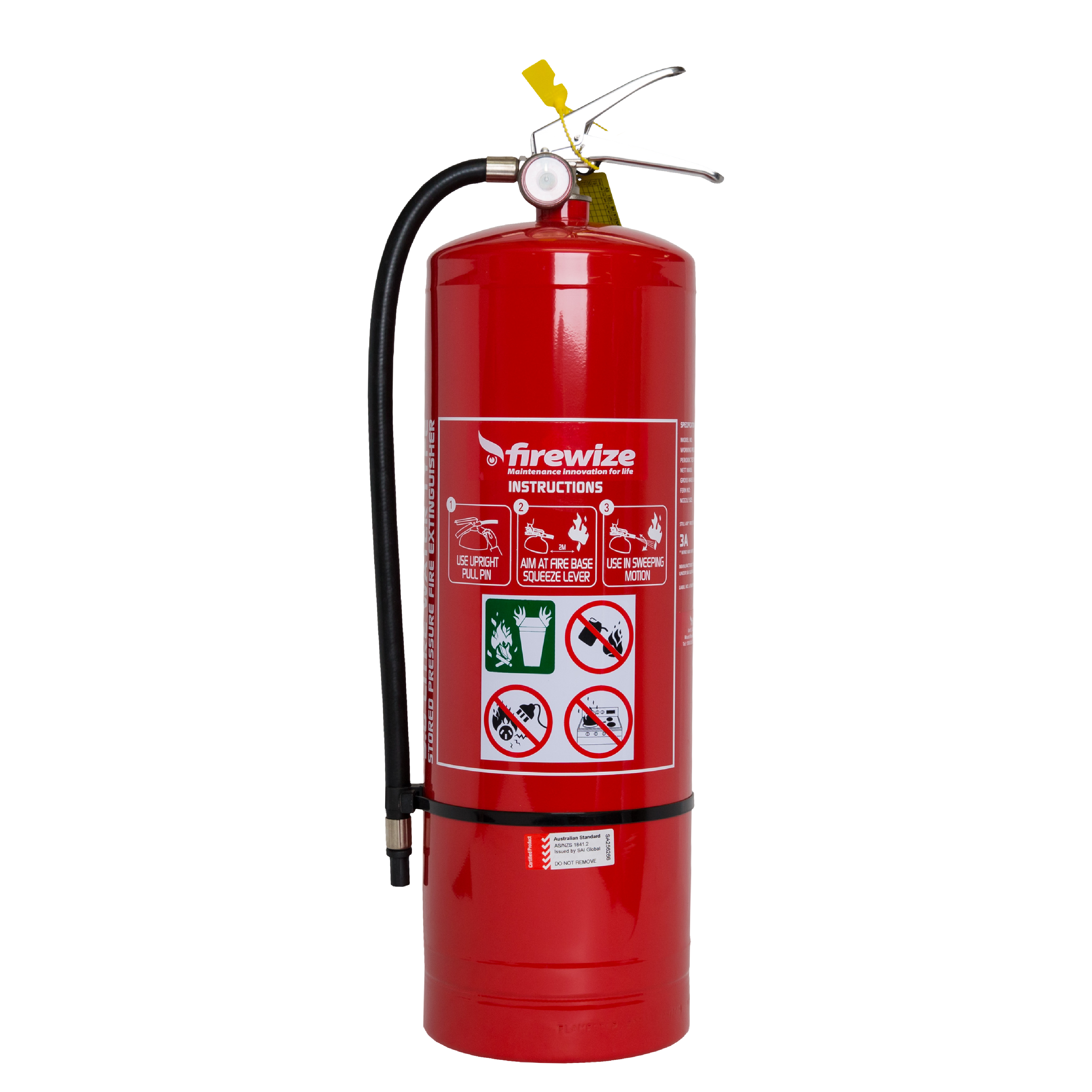 FIREWIZE Air Water Fire Extinguisher Bracket Combo