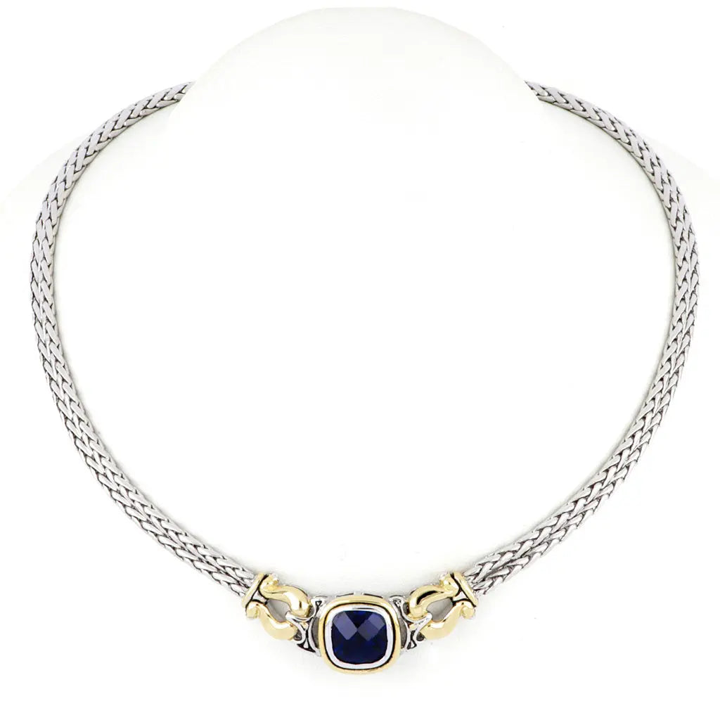 JOHN MEDEIROS JEWELRY COLLECTIONS Anvil Color Collection   Double Strand Horseshoe Necklace