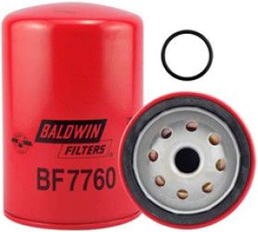 Wire Mesh Fuel Spin On Filter, 1 14 Thread   BF7760 Baldwin