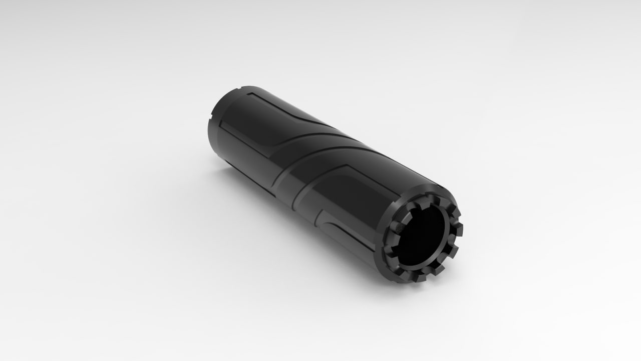 BARWARUS BW 038 (M14x1LH) Flash Hider for AK Gen.2 Recoil and Sound mitigator