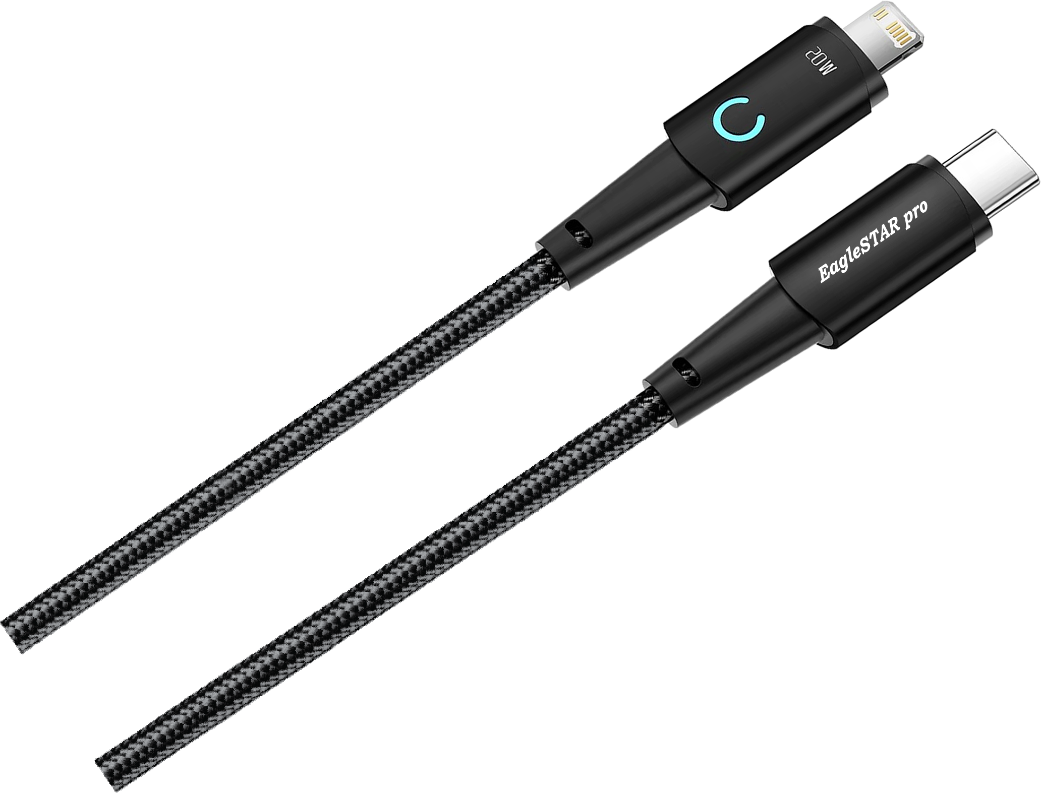 EAGLESTAR PRO 70 5101 05 PD Rapid Charge Data Cable 20W Type C to Lightning