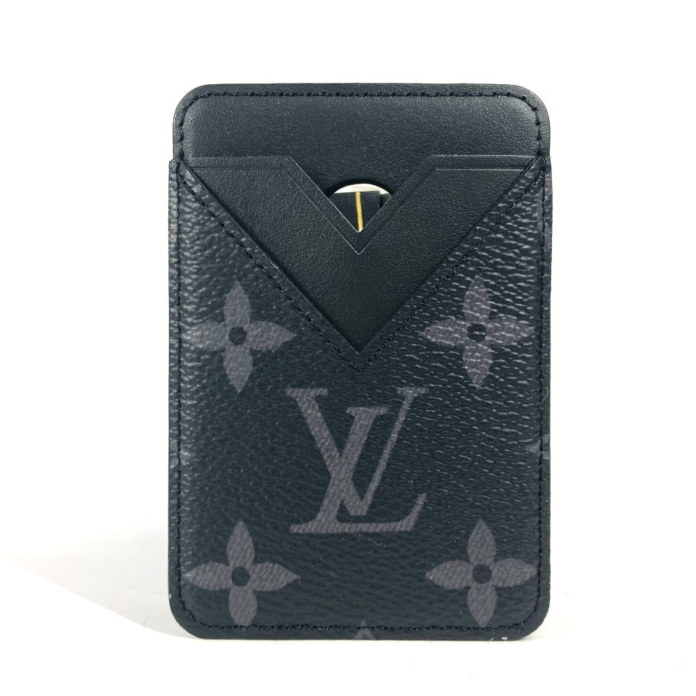 LOUIS VUITTON Card Case M12602 Monogram Eclipse Canvas black Monogram Eclipse Porto Cult Magnet