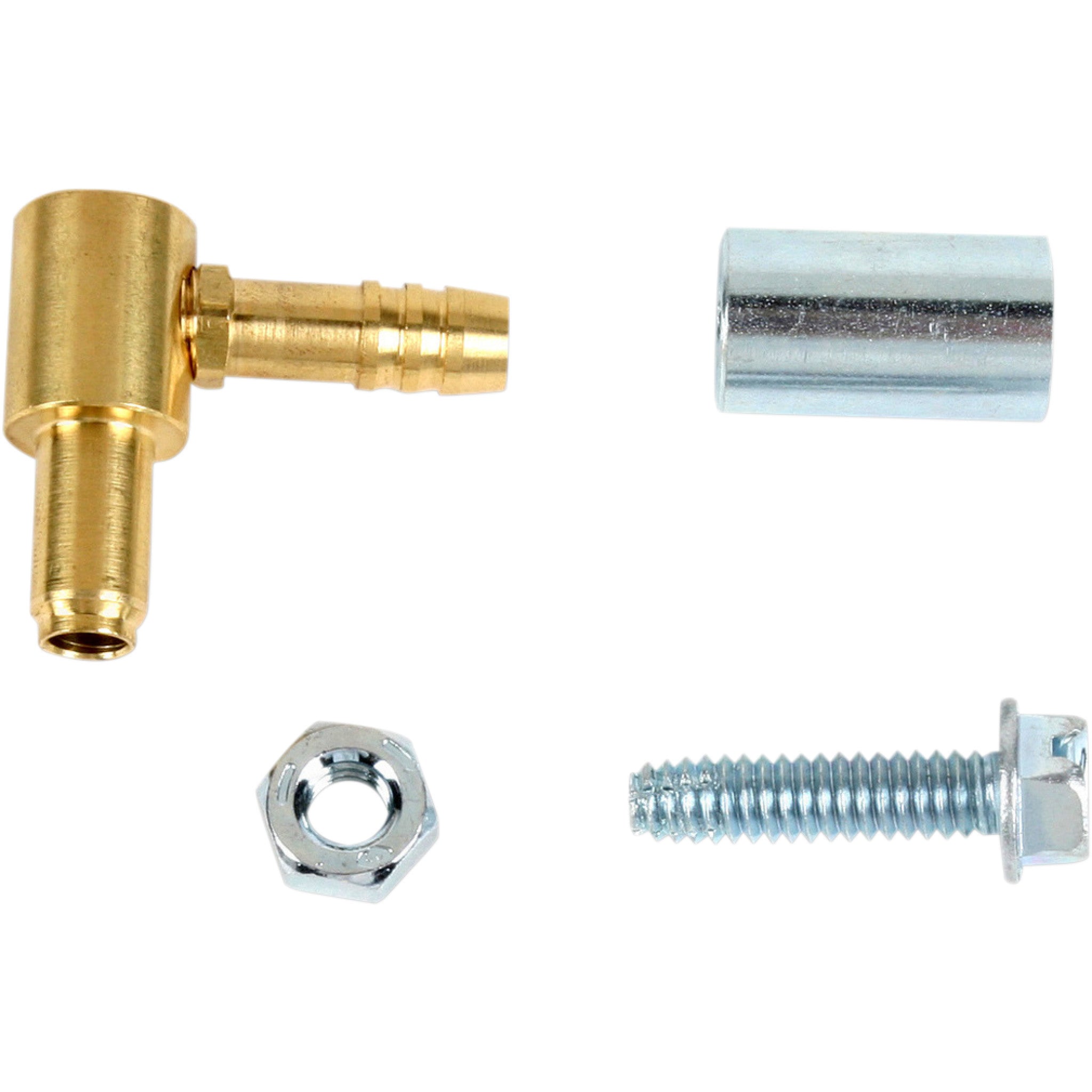 YOST PERFORMANCE 1050 0123 CVN1 Hi Flow Fuel Nipple brass   '76 '99 keihin carburetors