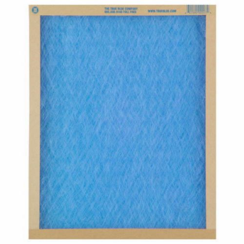 PPA INDUSTRIES True Blue 112241 12" x 24" x 1" Flat Panel Spun Fiberglass Disposable Furnace Air Filter MERV 2   Quantity of 12