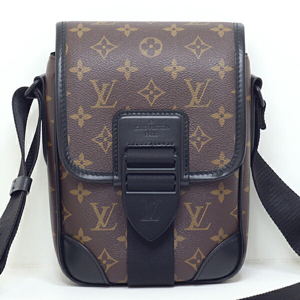 LOUIS VUITTON Shoulder Bag M46442 PVC black Monogram Macasa archie messenger