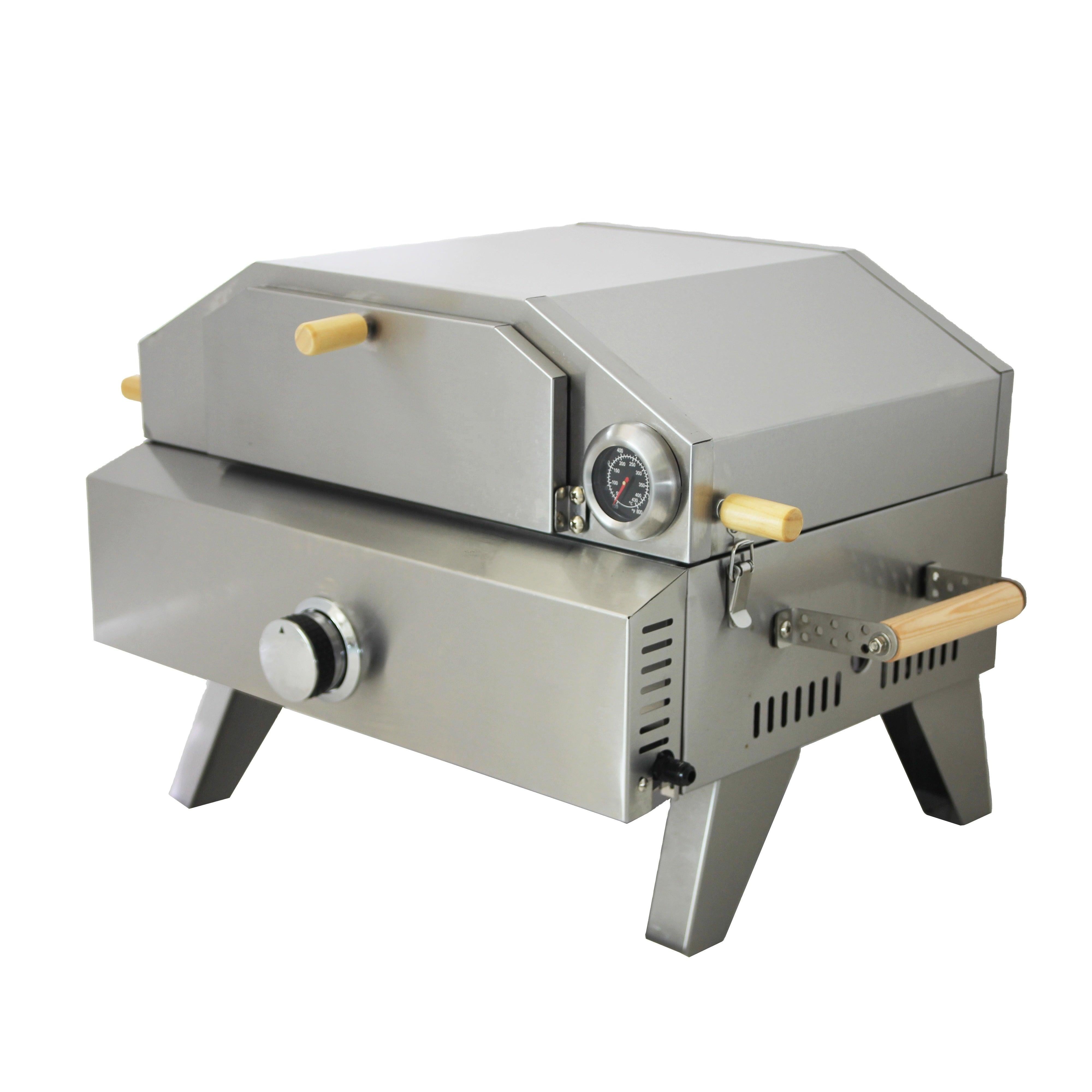 Nella 22" Stainless Steel Gas / Wood Fired Pizza Oven   HPO02S