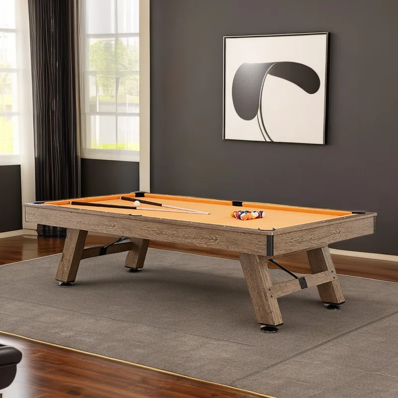 UXUAN SPORTS Hepburn Dining Pool Table 8FT 3IN1 Orange