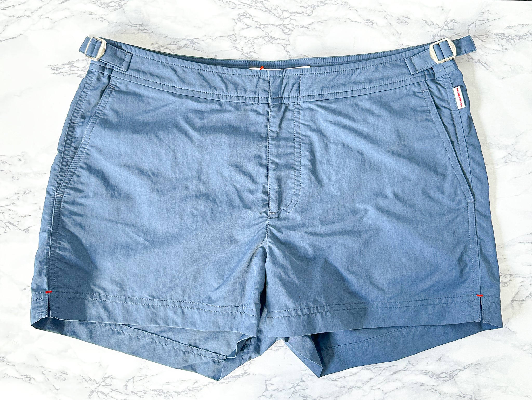 Orlebar Brown Mens Classic Blue Spring II Swim Shorts