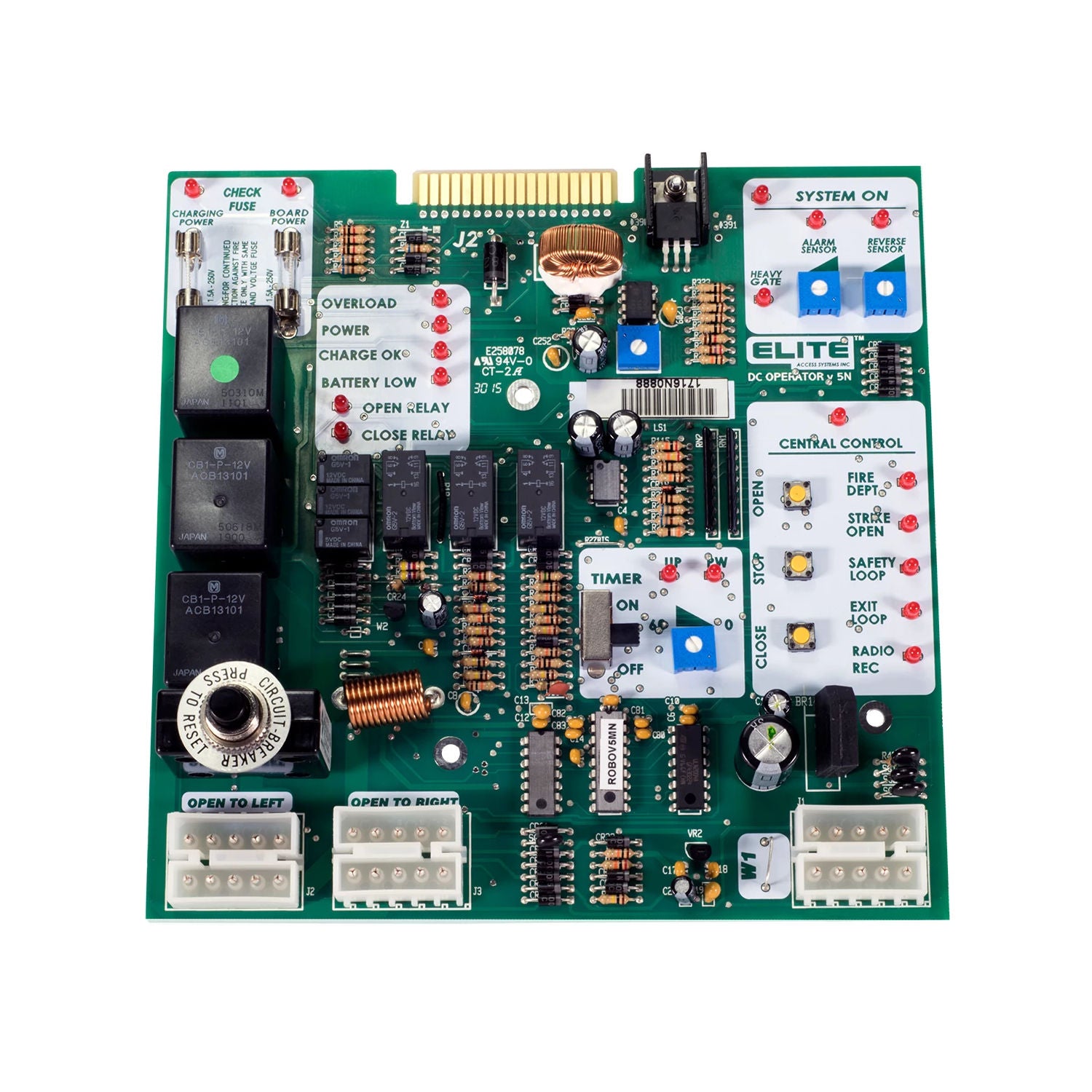Elite Q206 Control Board for LiftMaster Robo Gate Operators