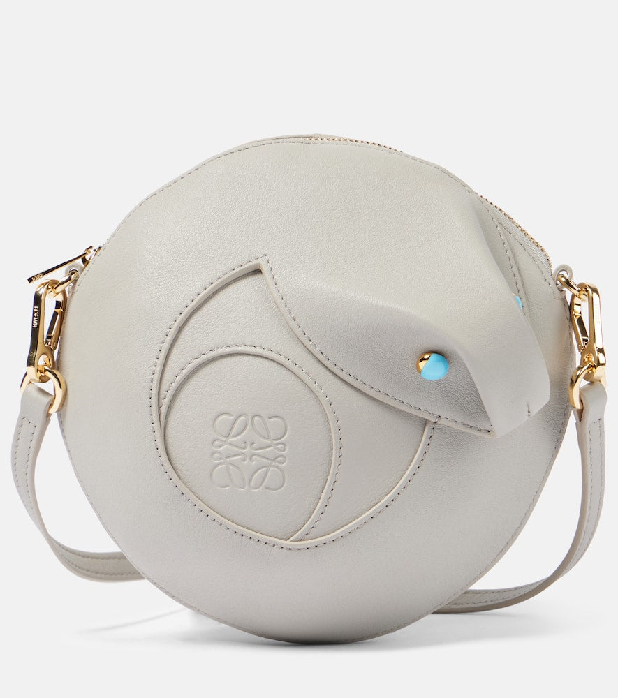 Loewe Snake leather shoulder bag