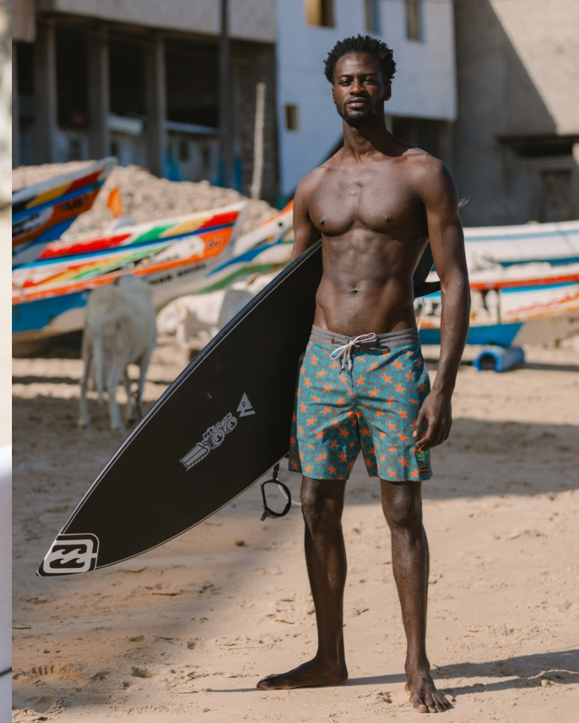 O5 BILLABONG Billabong x Mami Wata Star Lo Tide Boardshorts   Teal
