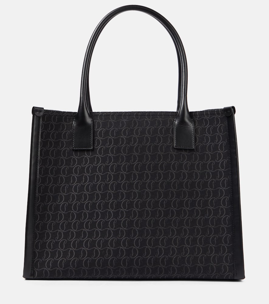 Christian Louboutin By My Side E W Large canvas tote bag