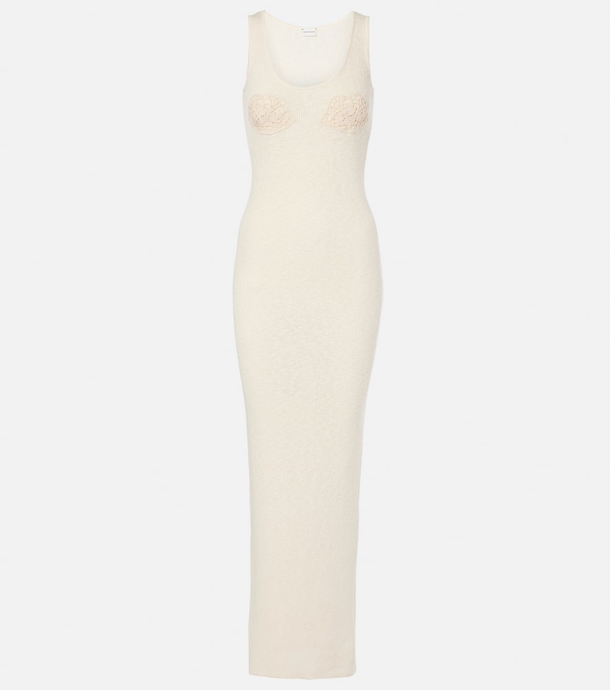 Magda Butrym Crochet linen and cotton maxi dress