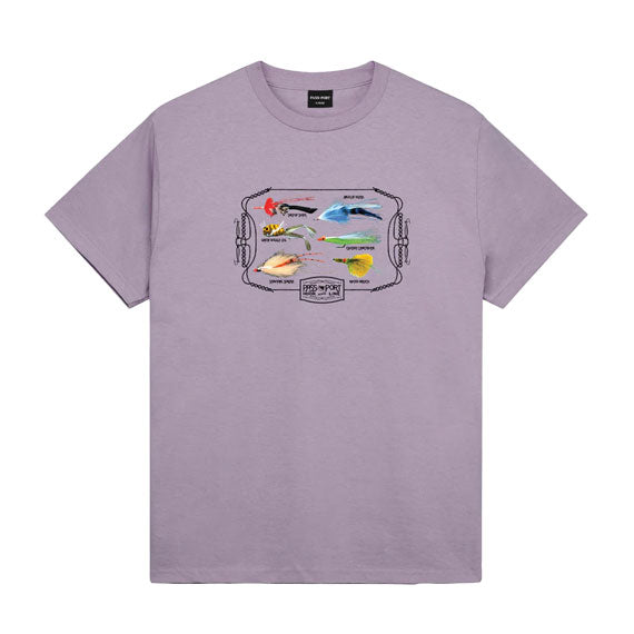PASS PORT Passport Lures T Shirt   Dusty Lilac