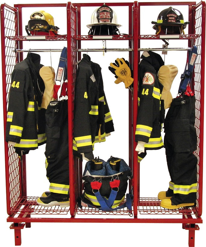 READY RACK Red Rack Freestanding Single Sided Gear Storage  24" Compartments