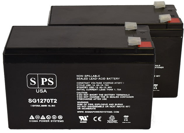 SIGMA POWER SYSTEMS OneAC Series E ONe300D UPS battery 12v 7ah Set